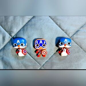 Funko Pocket Bitty 2022 Calendar Captain America Snowman Diamond Gingerbread